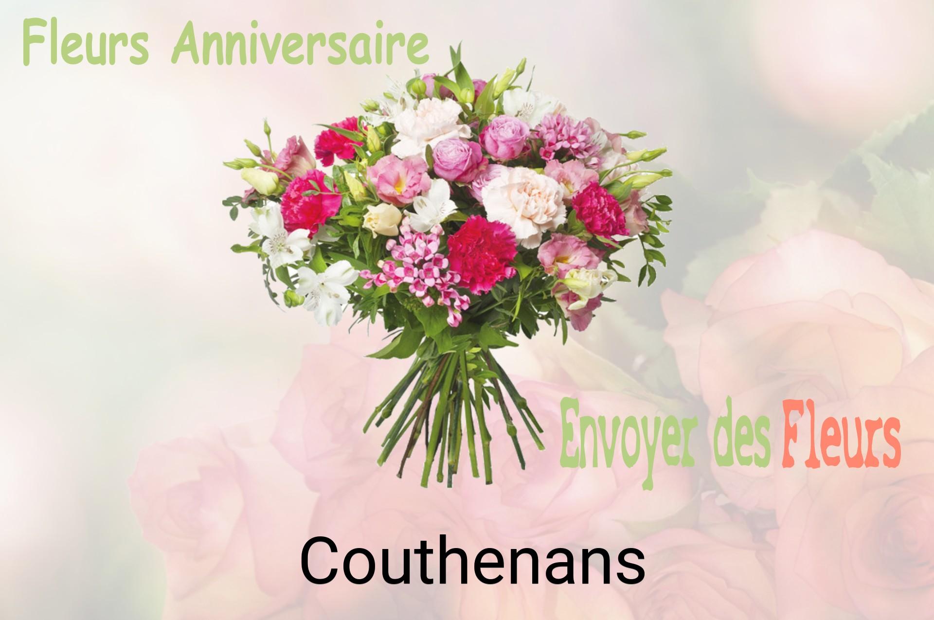 Bouquet de fleurs d’anniversaire livré à Couthenans